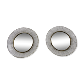 Brass Mirrors, 1960s, Set of 2