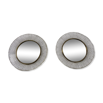 Brass Mirrors, 1960s, Set of 2
