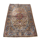 Oriental carpet iran ispahan wool and silk 1.10 x 1.60 m