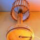 Rattan lamp by Louis Sognot 1950s