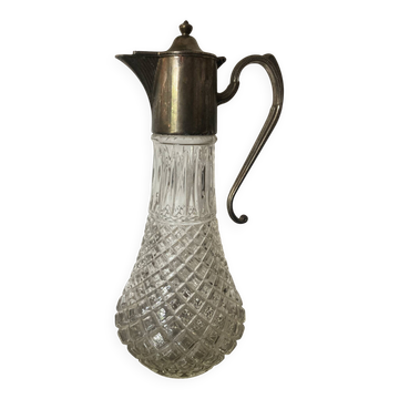 Glass and Silver Jug