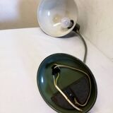 Industrial articulated desk lamp