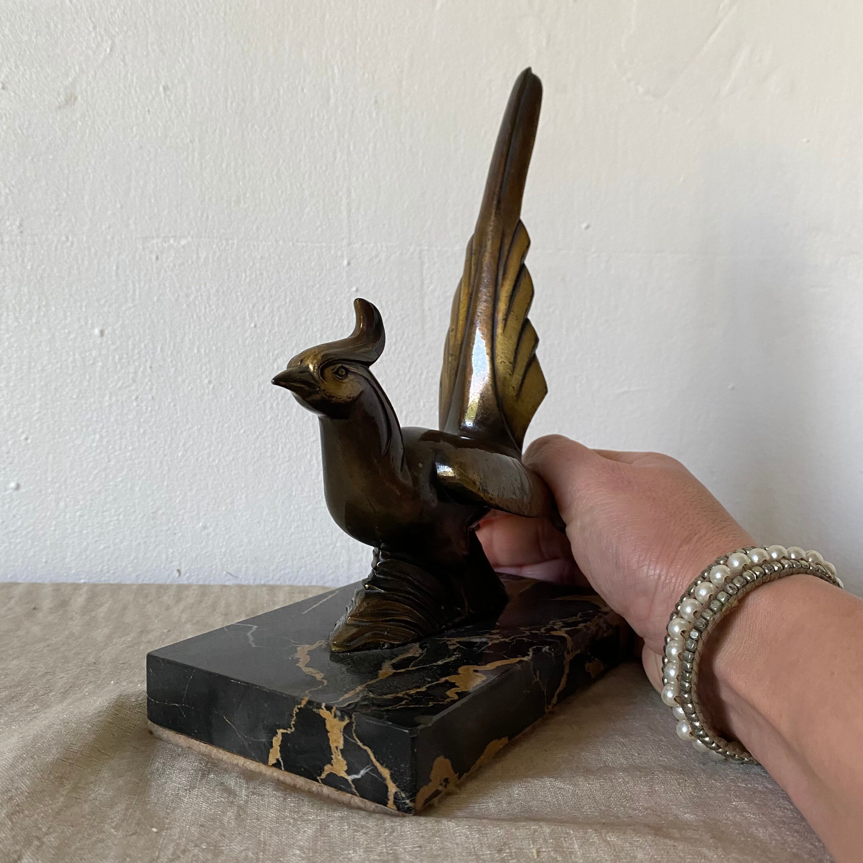 Greenhouse books bird marble