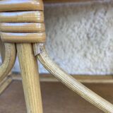 Vintage rattan shelf