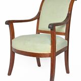 Paire de fauteuils cabriolet d'époque Restauration