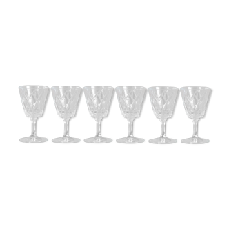 Set of 6 liqueur glasses