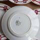 6 vintage ironstone dessert plates Moulins des Loups - Stuar model