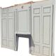 Paire double portes de placard façade h252xl4m