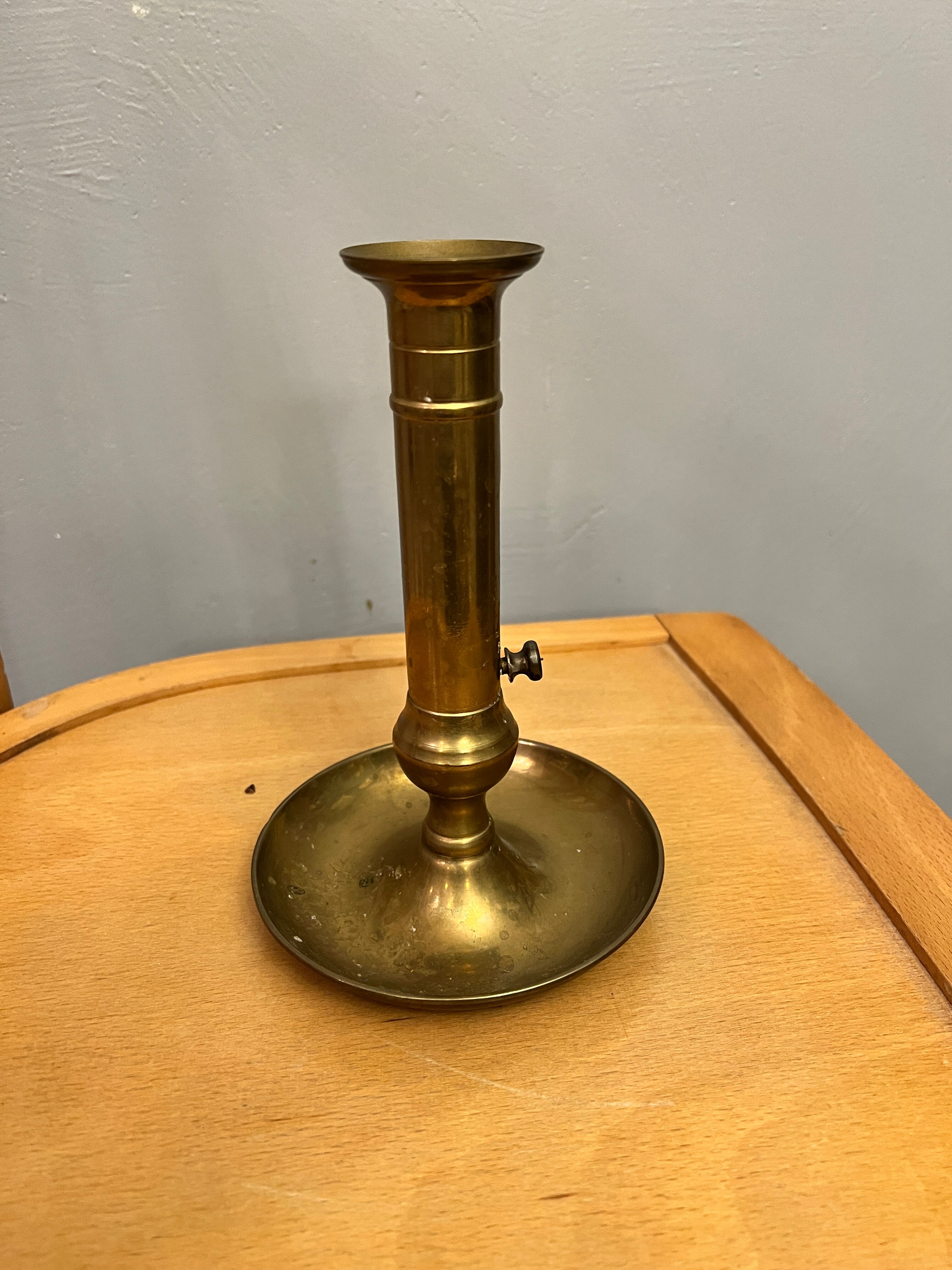 BHV - Antique brass candle holder