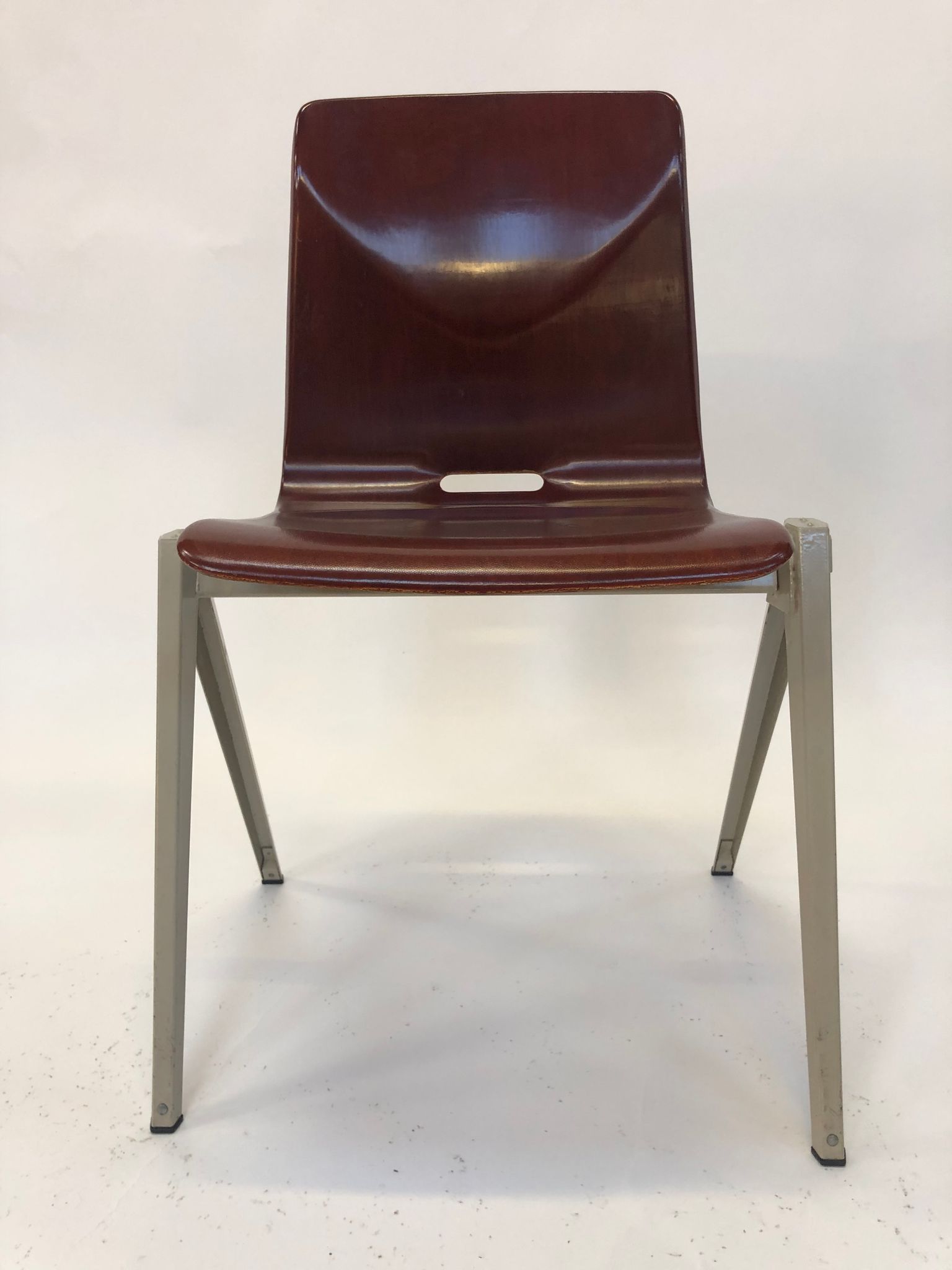 Lot of 4 vintage chairs Galvanitas S22 in the Netherlands