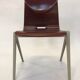 Lot of 4 vintage chairs Galvanitas S22 in the Netherlands