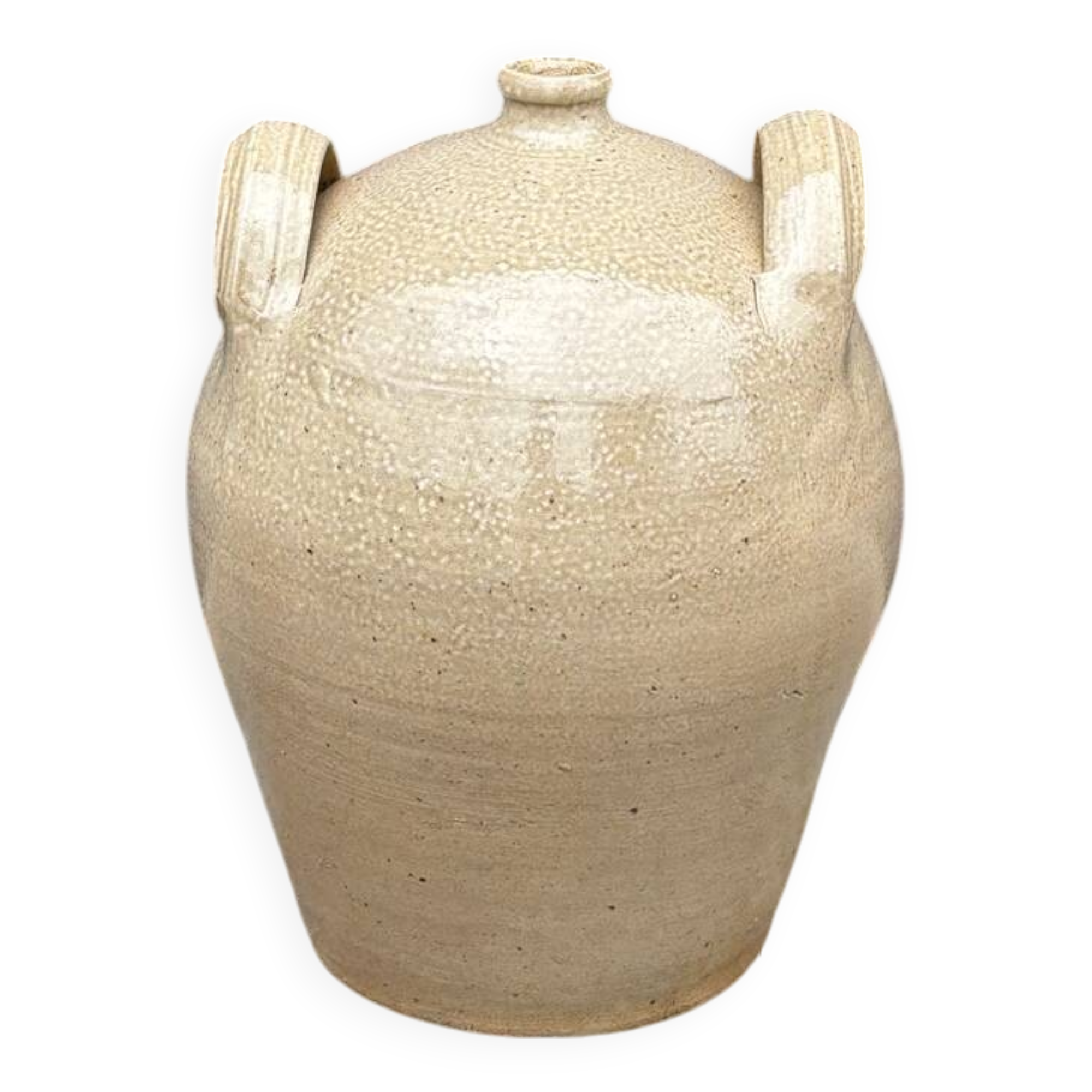 Ancient jar in glazed stoneware