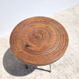 Small vintage pedestal table