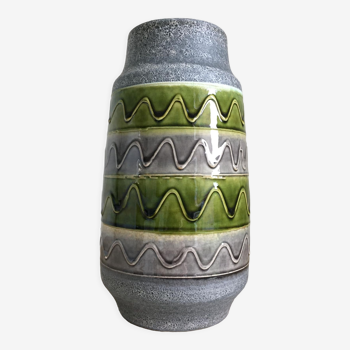 West Germany vase in Fat Lava ceramic