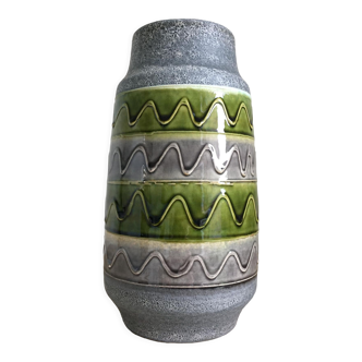 West Germany Fat Lava Ceramic Vase