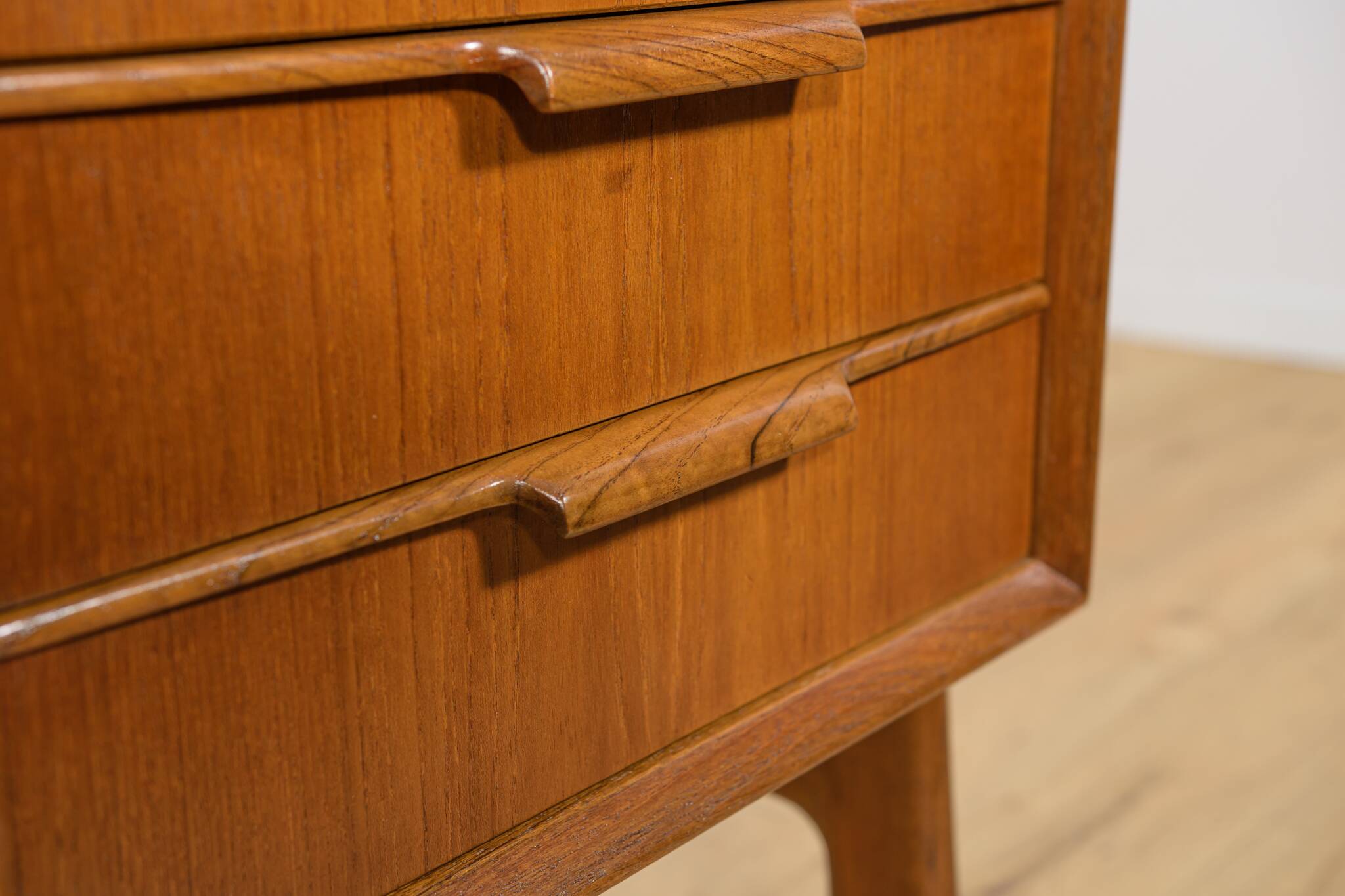 Mid-Century Model 75 Freestanding Teak Desk from Omann Jun, Denmark, 1950s
