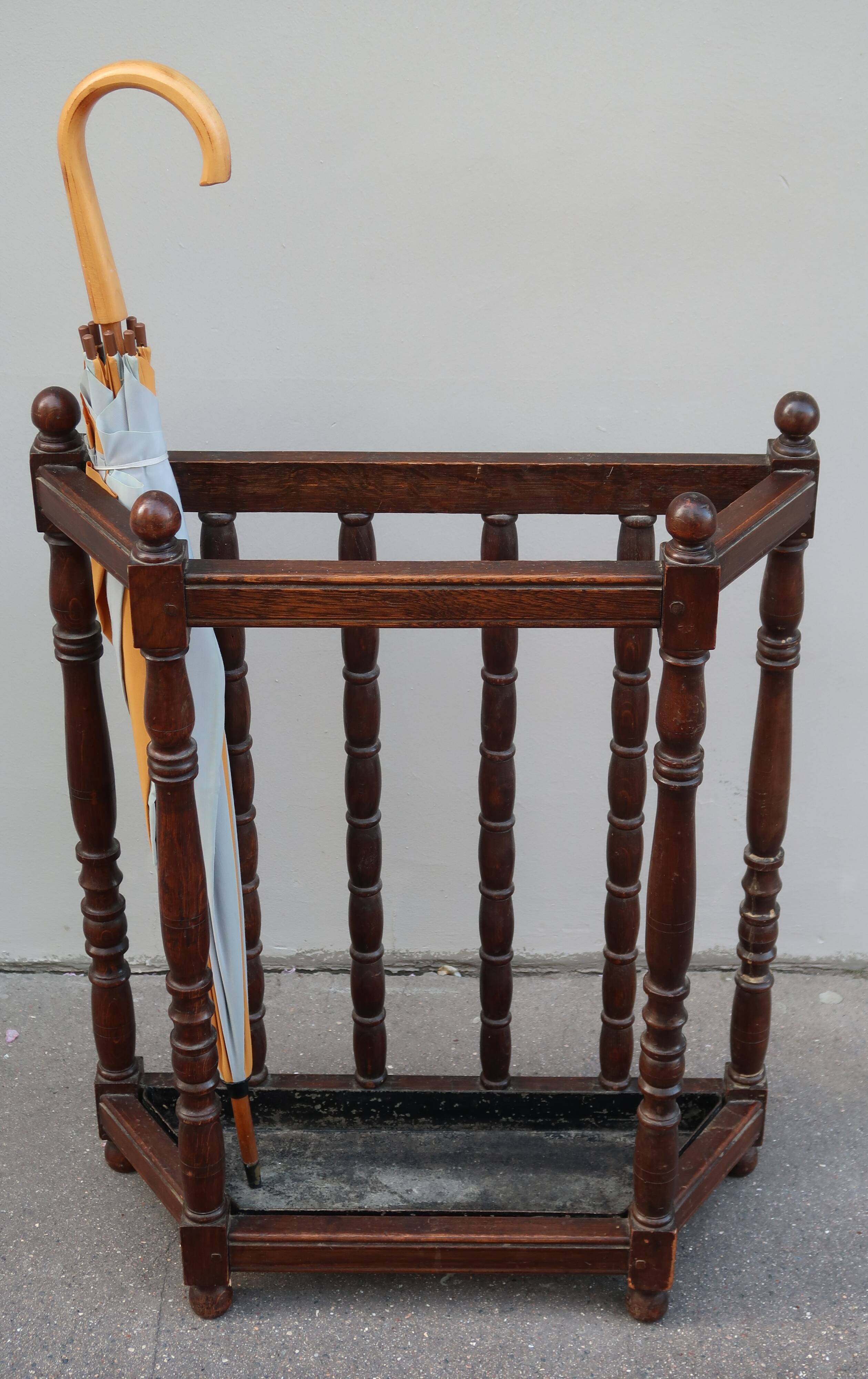 Vintage umbrella stand from the 1920s.