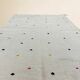 Berber kilim rug • minimalist design with colorful dots