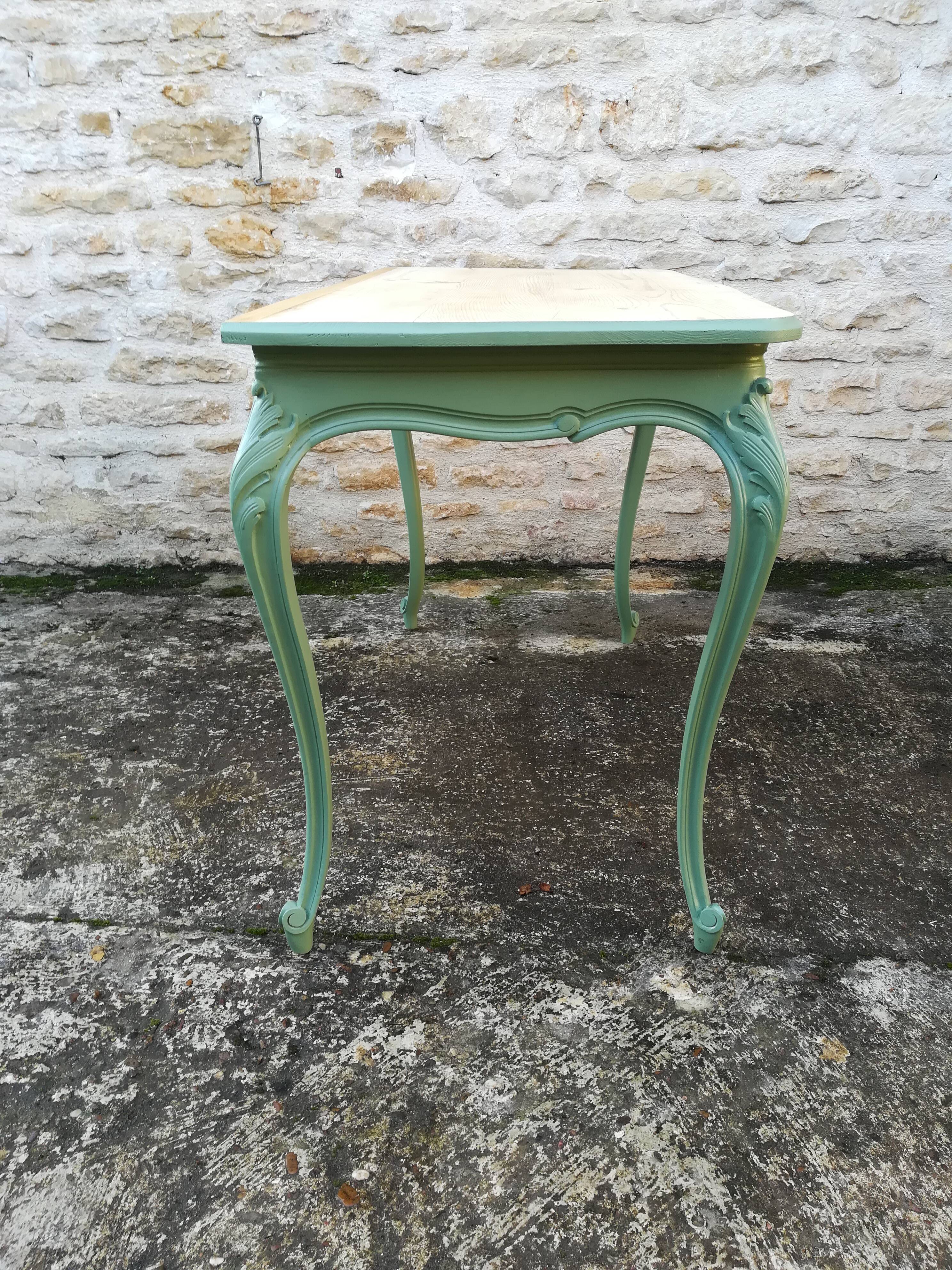 Louis XV style curved desk