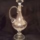 Carafe cristal sur pied, vintage
