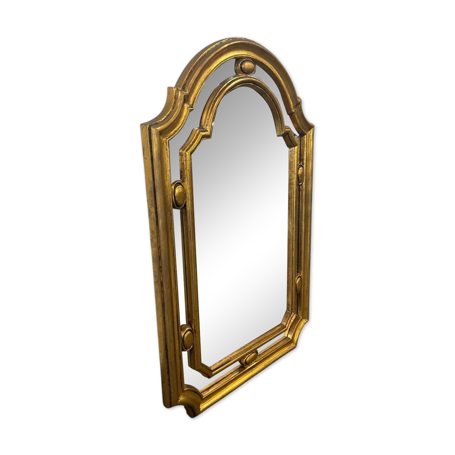 Miroir baroque vintage doré