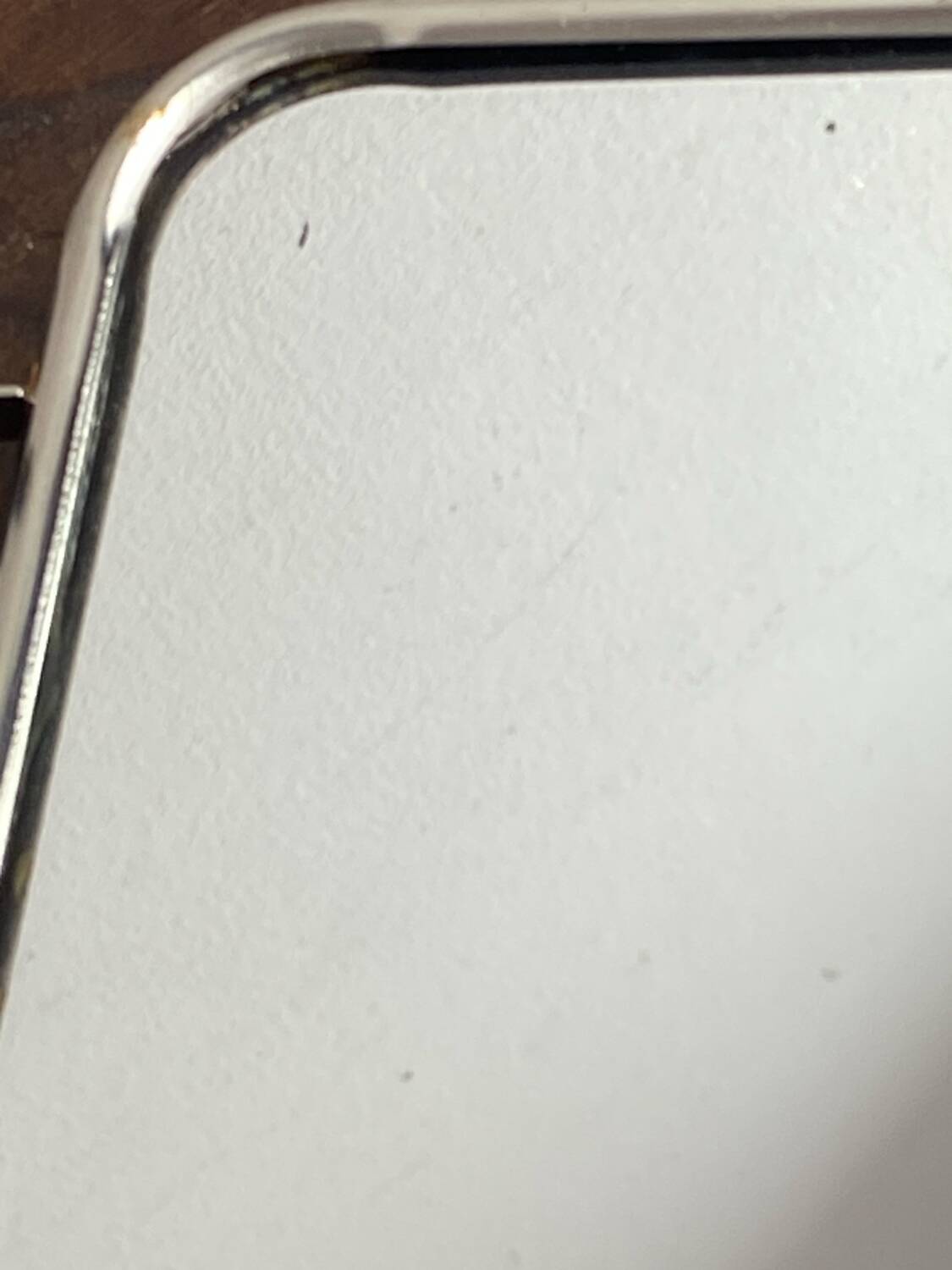 Triptych barber mirror, 1960, houndstooth back