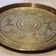 Tea tray carved and hand carved by hand of Moroccan origin