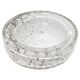 Murano glass ashtray with bubbles, Mid Century Modern style, 1960s.