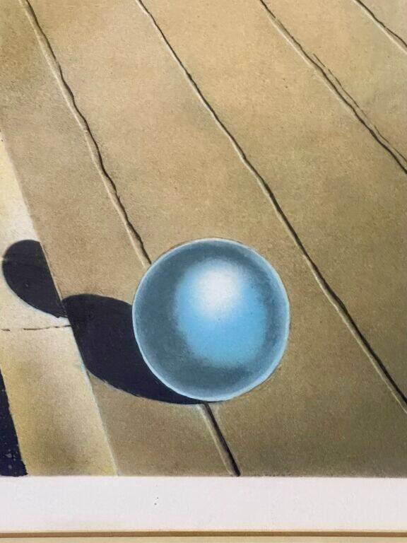 Lithograph by Salvador Dalli - after surrealist composition - signed proof d