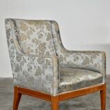 Vintage ash sofa & chairs set, 1930
