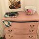Commode anglaise rose shabby