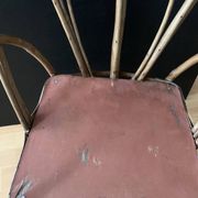 Fauteuil chaise en rotin osier enfant vintage