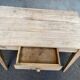 Renovated Parisian desk in solid wood with drawer