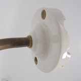 Pair of opaline wall lamps