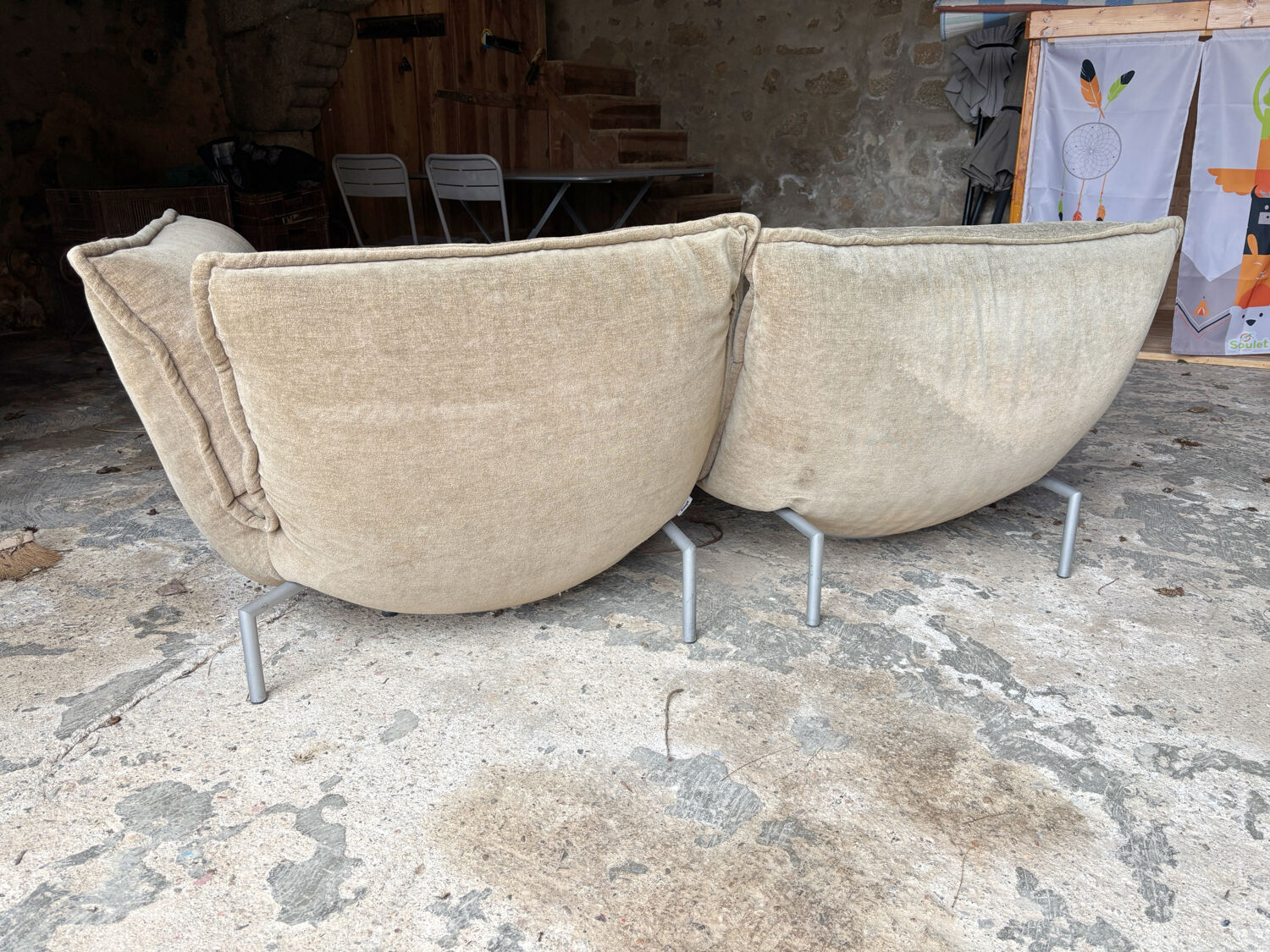 Cuddle Corner Sofa by Pascal Mourgue