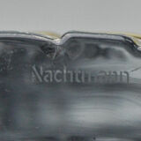 Golden Bamboo effect glass vase by Nachtmann, Germany, 1980