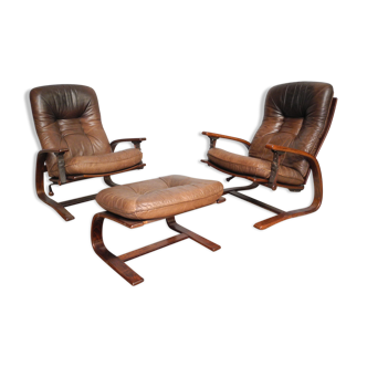 Lot of 2 armchairs siesta by Ingmar Redding 50/60