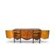 Walnut buffet, antique Italian, 1930s.