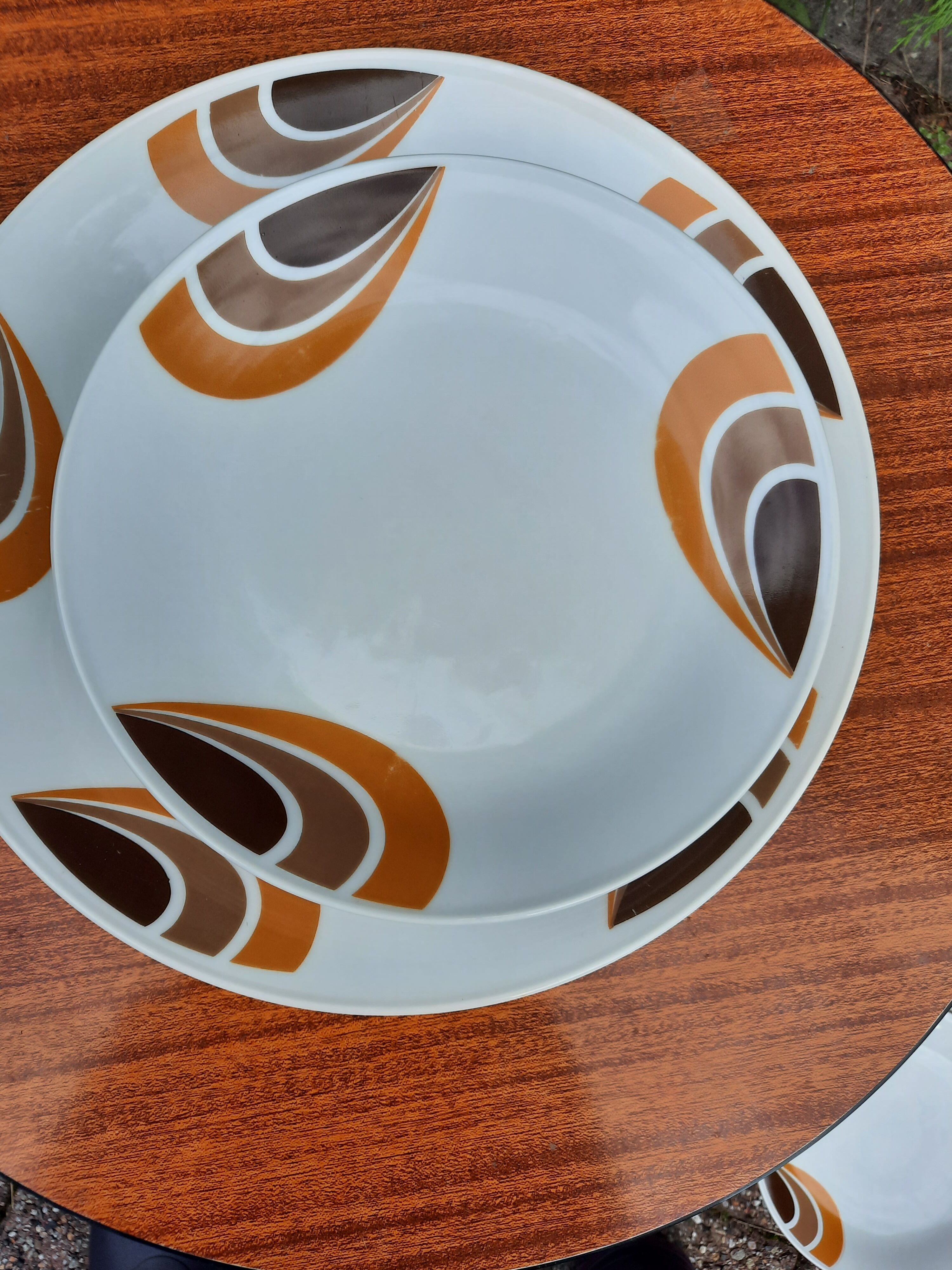 Service à dessert vintage porcelaine allemande