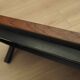 Table basse en teck Ole Bjerregaard, Sorø Terminalborde, années 1980.