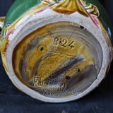Cache pot barbotine  Onnaing France 824