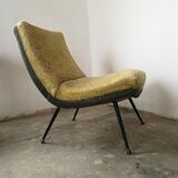 Heater, 60 year old synthetic fur chair