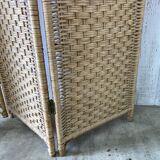 vintage rattan screen