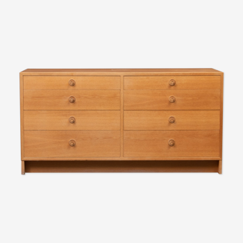 Børge Mogensen double oak chest of drawers