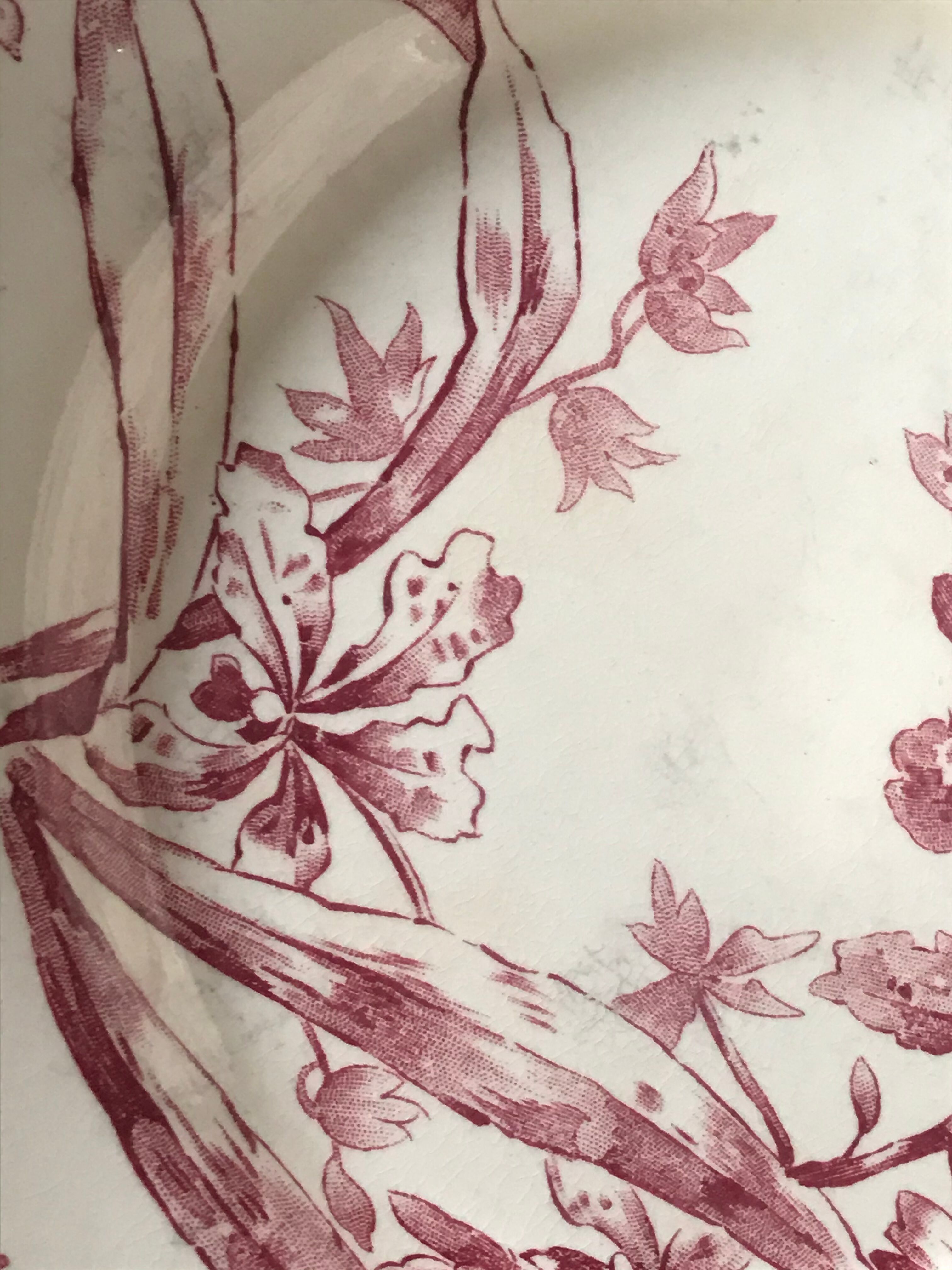 Lot of 6 plates Gien Iron Earth