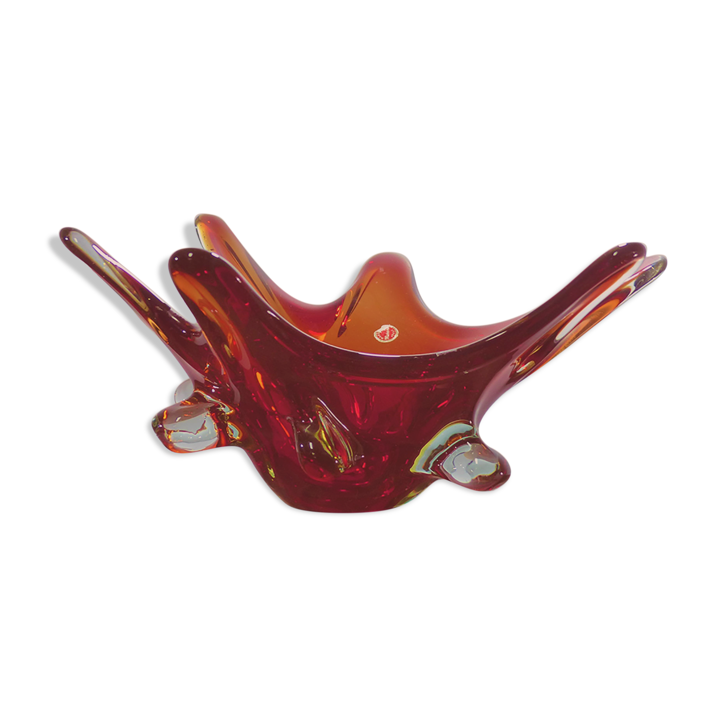 Vintage Murano glass cut