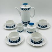Service Café Porcelaine Thomas Germany Medaillon 70s