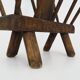 1950s Brutalist Wooden Magazine Rack