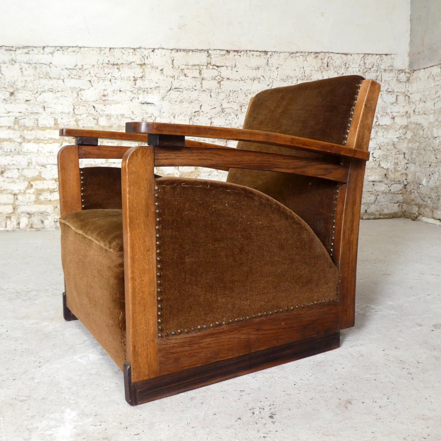Modernist art deco armchair