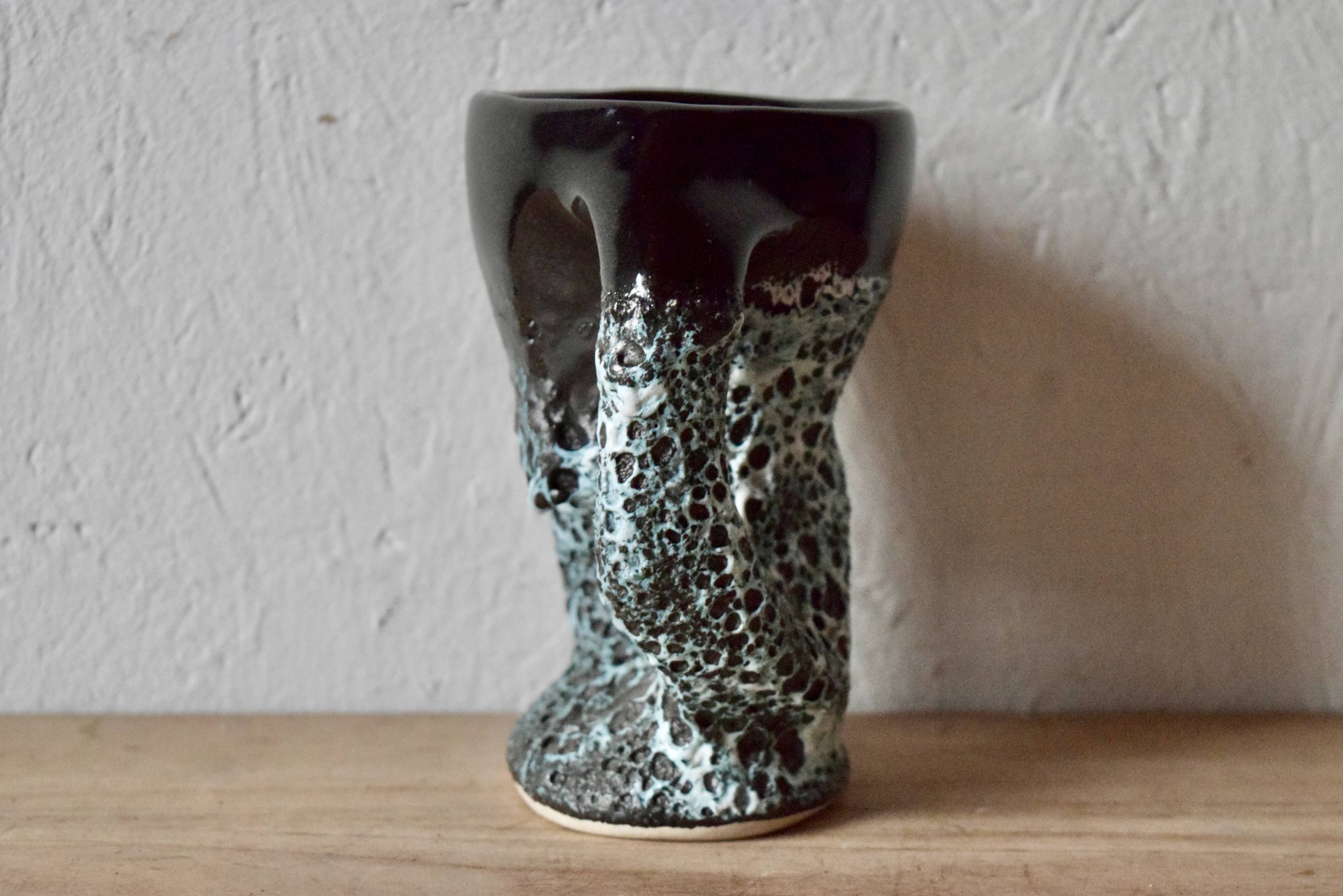Vallauris mug or tankard - Fat Lava - Ecume de Mer - 1960